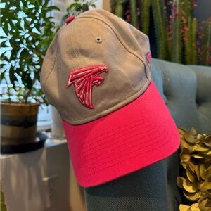 Falcons New Era Pink & Gray Baseball Cap